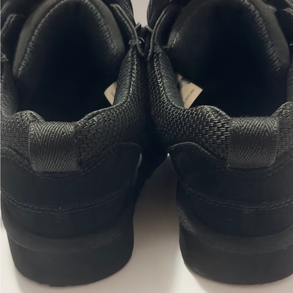 Women’s Black Suede Casual Sneakers - Picture 6 of 11